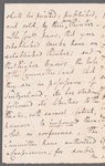 Peter Moore to Jane Porter, autograph letter signed