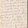 Peter Moore to Jane Porter, autograph letter signed