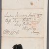 Peter Moore to Jane Porter, autograph letter signed