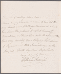 William Frederick, Duke of Gloucester to Jane Porter, autograph letter signed