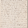 Peter Moore to Jane Porter, autograph letter signed