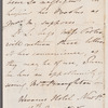 Thomas Graham, Lord Lynedoch to Miss Porter, autograph letter third person