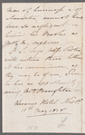 Thomas Graham, Lord Lynedoch to Miss Porter, autograph letter third person