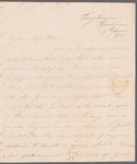 Elizabeth Maclean to Miss Porter, autograph letter signed