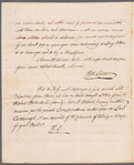 Sir Robert Liston to Jane Porter, autograph letter signed