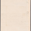 George Harris, Lord Harris to Miss Porter, autograph letter third person