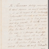 Christian Friedrich, Freiherr von Stockmar to Miss Porter, autograph letter signed