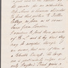 Christian Friedrich, Freiherr von Stockmar to Miss Porter, autograph letter signed
