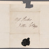 Christian Friedrich, Freiherr von Stockmar to Miss Porter, autograph letter signed