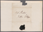 Christian Friedrich, Freiherr von Stockmar to Miss Porter, autograph letter signed