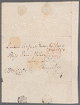 Peter Moore to Jane Porter, autograph letter signed