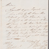 Paul Colnaghi to Jane Porter, [autograph?] letter signed