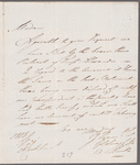 Paul Colnaghi to Jane Porter, [autograph?] letter signed