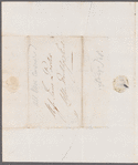 Paul Colnaghi to Jane Porter, [autograph?] letter signed