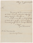 Yates, Abraham, Junr., to the Honble Robert Morris Esq., Superintendant of Finance