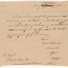 Yates, Abraham, Junr., to the Honble Robert Morris, Esq., Superintendant of Finance