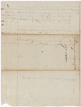 Loan Office. Endorsed: "Return for October, 1782. Copy."