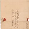 Appleton, Nathaniel, addressed to Mr. Abraham Yates Junr., Commisr. of Loans N. York, Albany