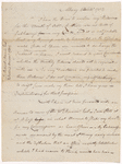 Yates, Abraham, Junr., to the Honbl. Robert Morris Esq., Superintendant of Finance, Philadelphia