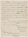 Yates, Abraham, Junr., to the Honbl. Robert Morris Esq., Superintendant of Finance, Philadelphia