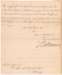 Morris, Robert, to Abraham Yates Esqr., Loan Officer of the State of New York at Albany