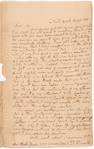 Howell, David [Judge], addressed to Honorable Abraham Yates Junr. Esquire, Albany