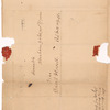 Howell, David [Judge], addressed to Honorable Abraham Yates Junr. Esquire, Albany