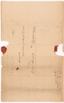 Howell, David [Judge], addressed to Honorable Abraham Yates Junr. Esquire, Albany