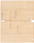 Osgood, Samuel; Livingston, Walter; Lee, Arthur, addressed to Abraham Yates Junr. Esqr., New York