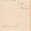 Osgood, Samuel; Livingston, Walter; Lee, Arthur, to Abraham Yates Junr. Esqr