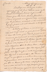 Lansing, Abraham G., addressed to Mr. Hendrick Gardineer, near Upper Ferry