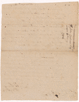 Yates, Abraham, Junr., to Doc [John] Cochran, Esq., Commissioner of the Contin[ental] Loan Office for the State of New York