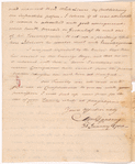 Lansing, Abraham G., addressed to Abraham Yates Junr. Esqr., to the care of postmaster, Poughkeepsie