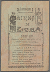 Aires de Zarzuela. Número 1.