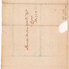 Oothoudt, Henry, addressed to Honorable Abraham Yates Junr. Esqr. in Congress, New York
