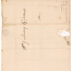 Yates, Abraham, Junr., addressed to Abm. G. Lansing Esq., Post Master, Albany