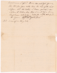 Yates, Abraham, Junr., addressed to Abraham G. Lansing Esqr., Albany