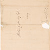 Yates, Abraham, Junr., addressed to Abraham G. Lansing Esqr., Albany