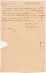 Oothoudt, Henry, addressed to Honorable Abraham Yates Junr. in Congress, New York