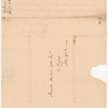 Oothoudt, Henry, addressed to Honorable Abraham Yates Junr. in Congress, New York
