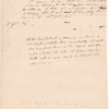 Yates, Abraham, Junr., draft of letter to Aaron Burr