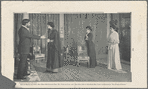 Edward Mackay (as Johan), Merle Maddern (as Dina), Mrs. Fiske (as Lona) and Alice John (as Martha) in the stage production The Pillars of Society at the Lyceum Theatre