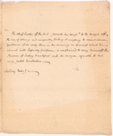Jay, John [Chief Justice], addressed to The Hon'ble Ab. Yates Esq., Mayor of the City of Albany