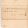 Jay, John [Chief Justice], addressed to The Hon'ble Ab. Yates Esq., Mayor of the City of Albany