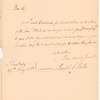 Yates, Joseph C. [Governor], addressed to Christopher Y. Lansing, Esquire, Albany