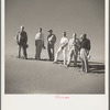 Drought committee visits sand dunes near Dalhart, Texas
