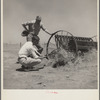 Mr. Page and Colonel Harrington of drought committee at farm near Guymon, Oklahoma
