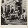 Meeting on courthouse steps. Baca County, Colorado. Drought committee