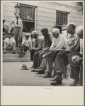 Farmers of Springfield, Colorado, listen attentively to H.H. Bennett of drought committee