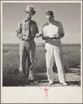 Dr. Tugwell and farmer of dust bowl area in Texas Panhandle. President's report